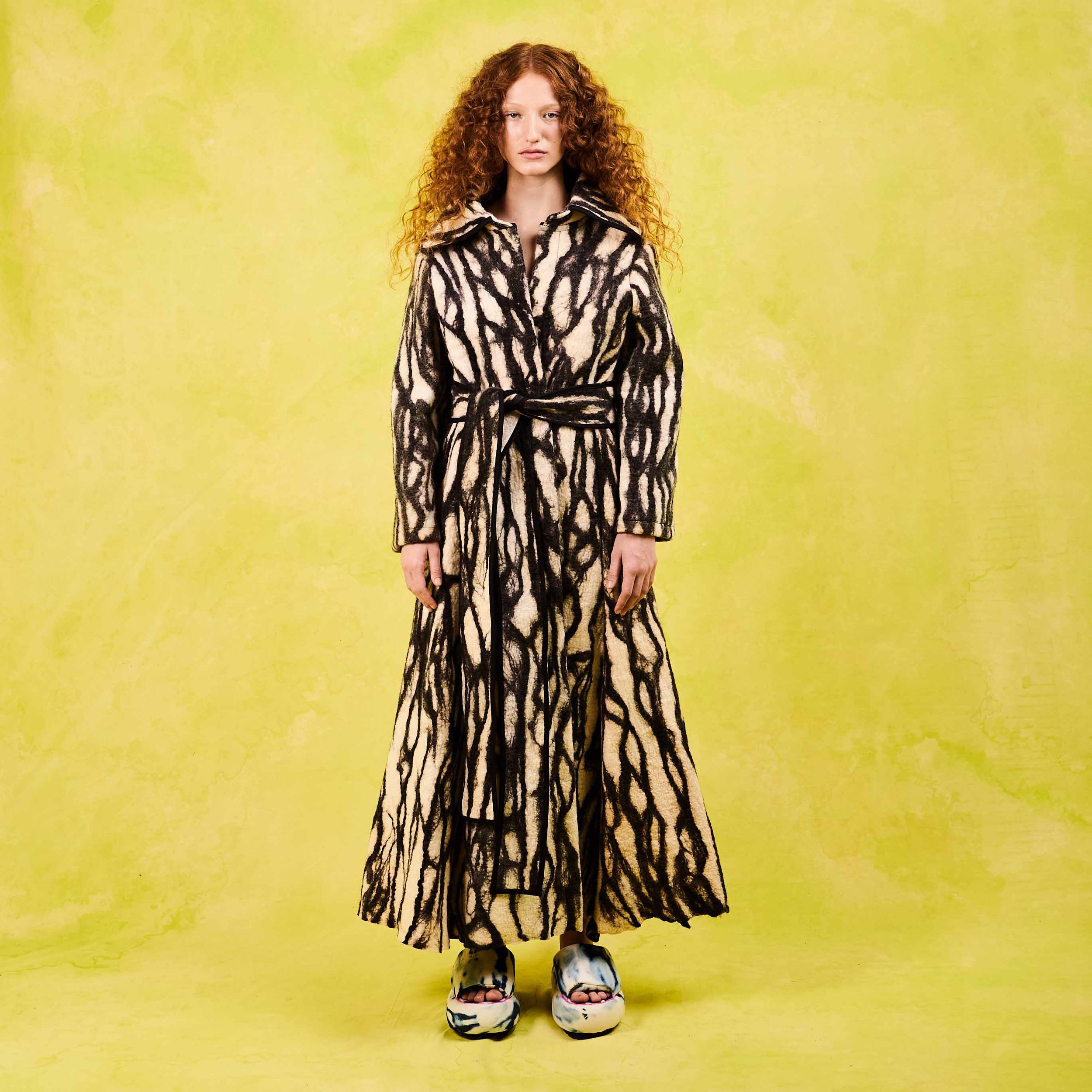 Felted Maxi Coat — Clara Pinto